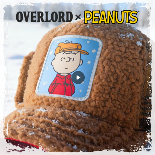 OVERLORD X Peanuts - Charlie Brown Ear Flaps