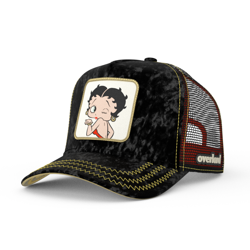 帽子 BETTY BOOP BASEBALL CAP Betty Boop Baseball Cap, Pink, embroidered, adjustable