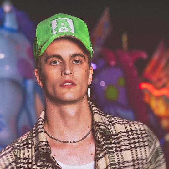 OVERLORD X Care Bears:  Good Luck Bear Trucker Cap