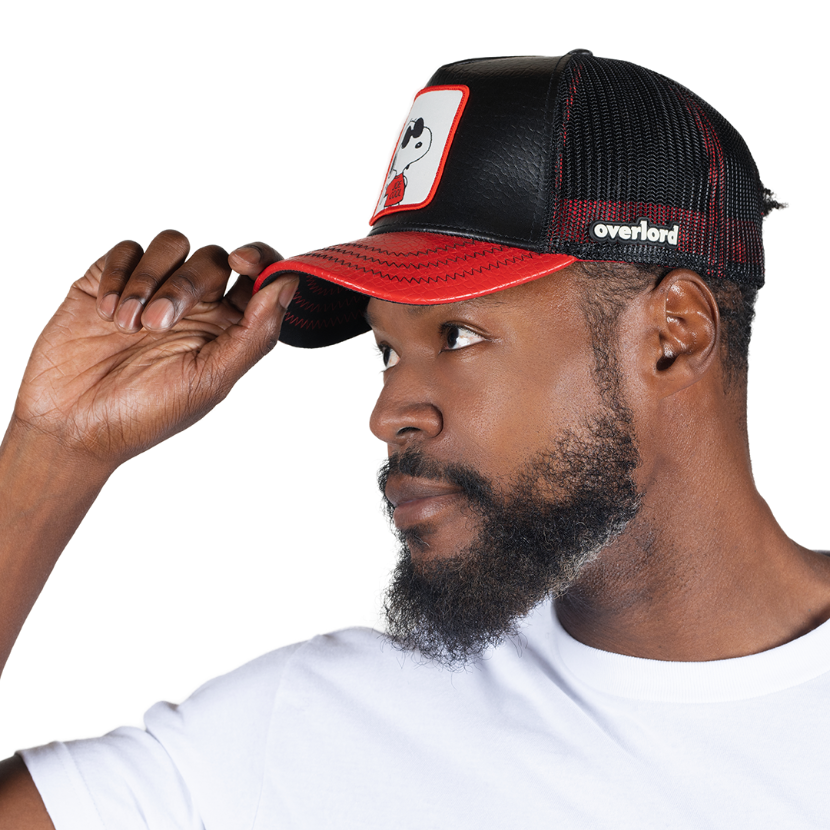OVERLORD X Peanuts Joe Cool Snoopy Trucker Cap Overlord Caps