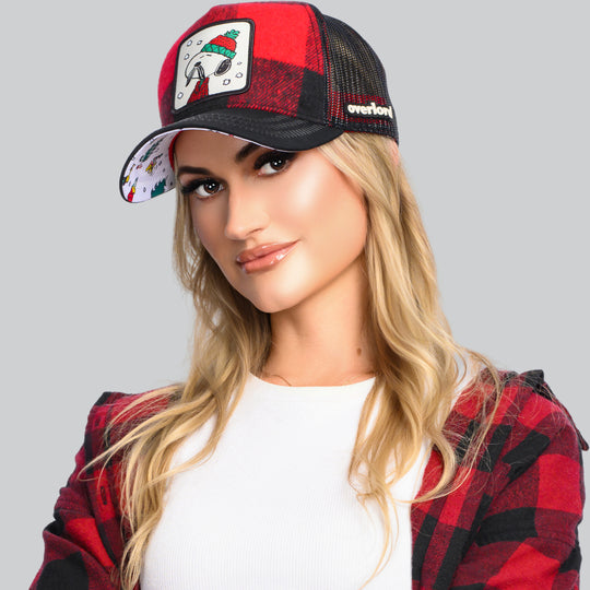 OVERLORD X Peanuts: Charlie Christmas Trucker Cap