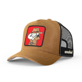OVERLORD X Peanuts: Secret Agent Snoopy Trucker Cap (Cashmere)