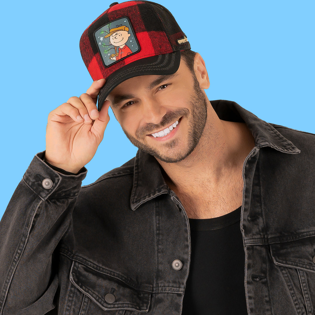 OVERLORD X Peanuts: Charlie Christmas Trucker Cap