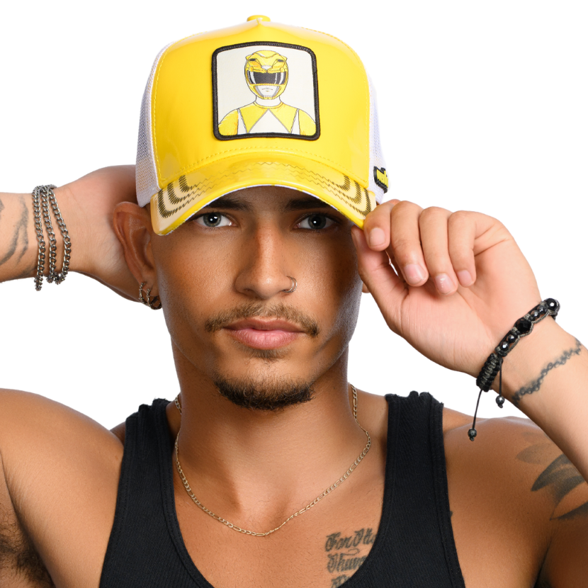 OVERLORD X Power Rangers: Yellow Ranger – Overlord Caps