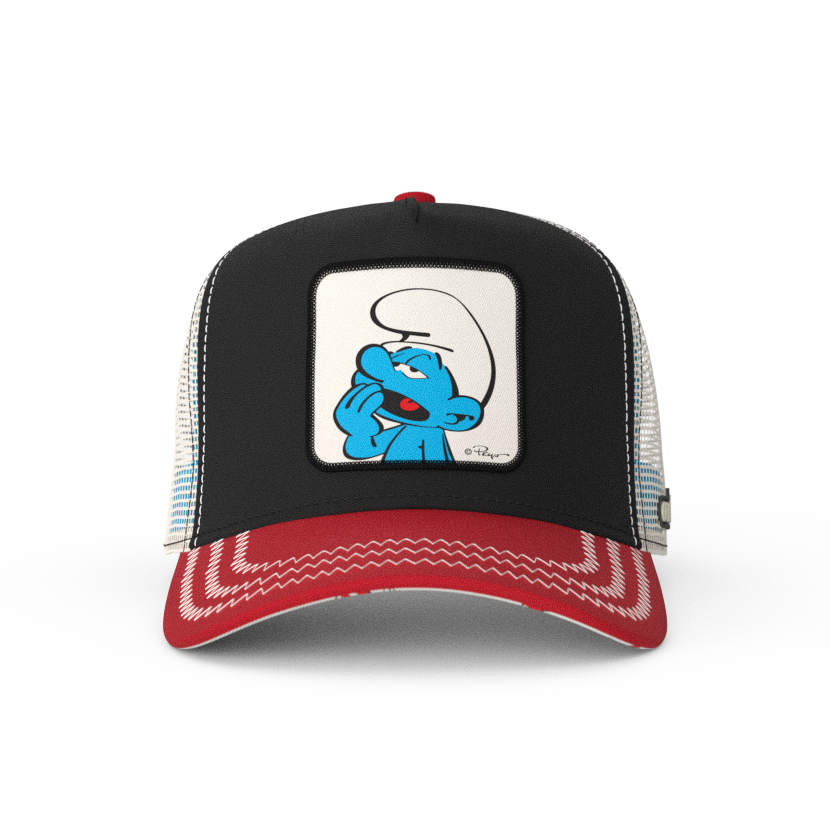 OVERLORD X Smurfs: Lazy Smurf Trucker Cap