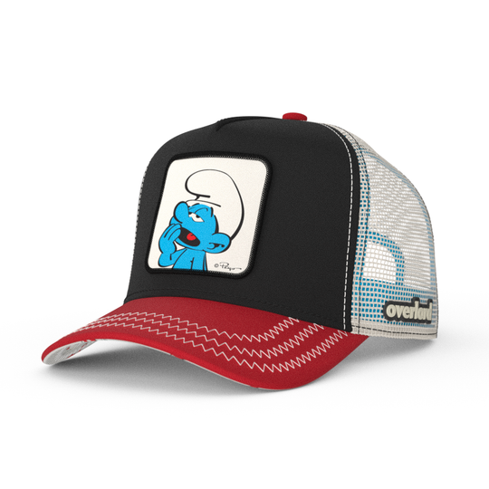 OVERLORD X Smurfs: Lazy Smurf Trucker Cap