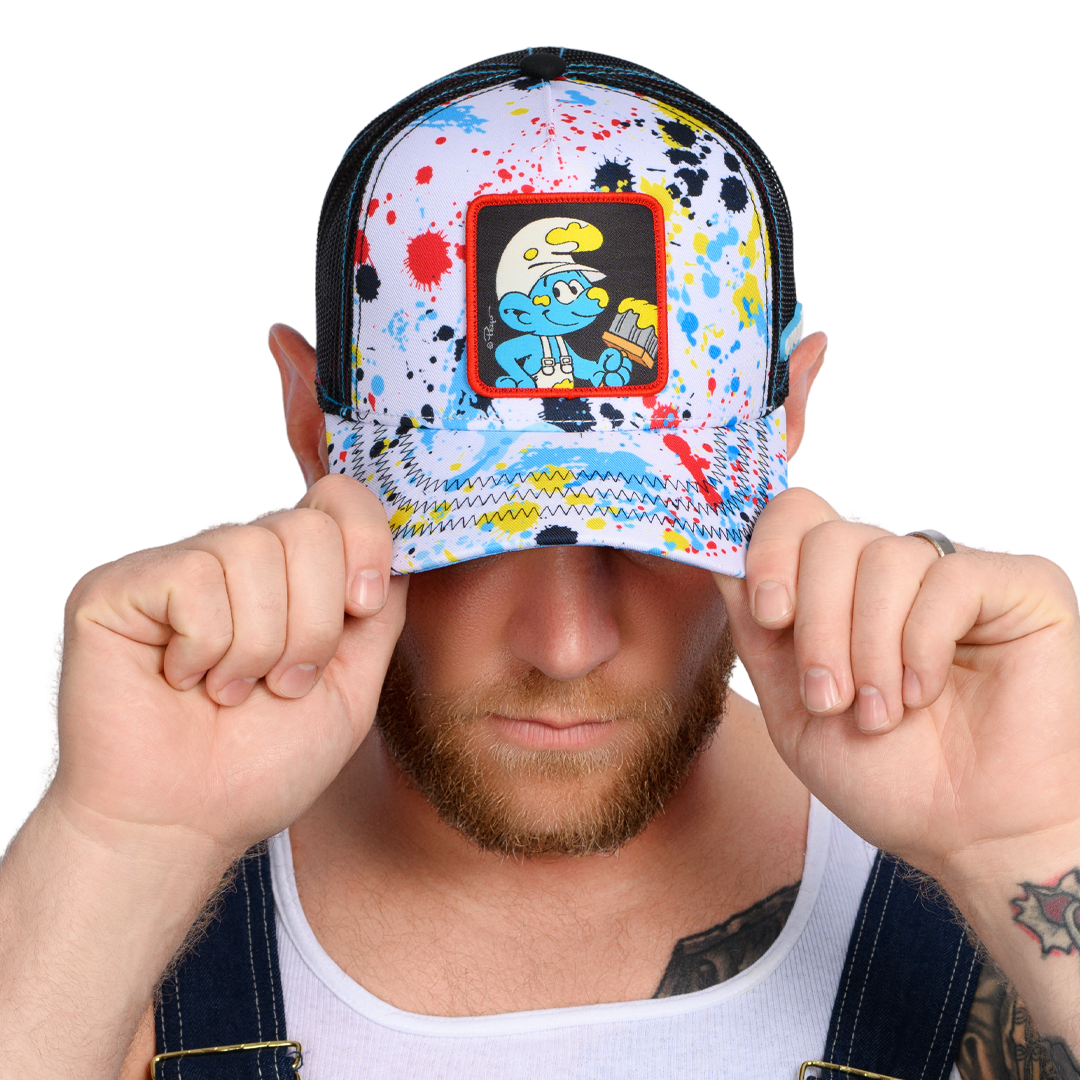 OVERLORD X Smurfs: Painter Smurf Trucker Cap