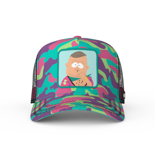 OVERLORD X South Park: Big Gay Al Camo Trucker Cap