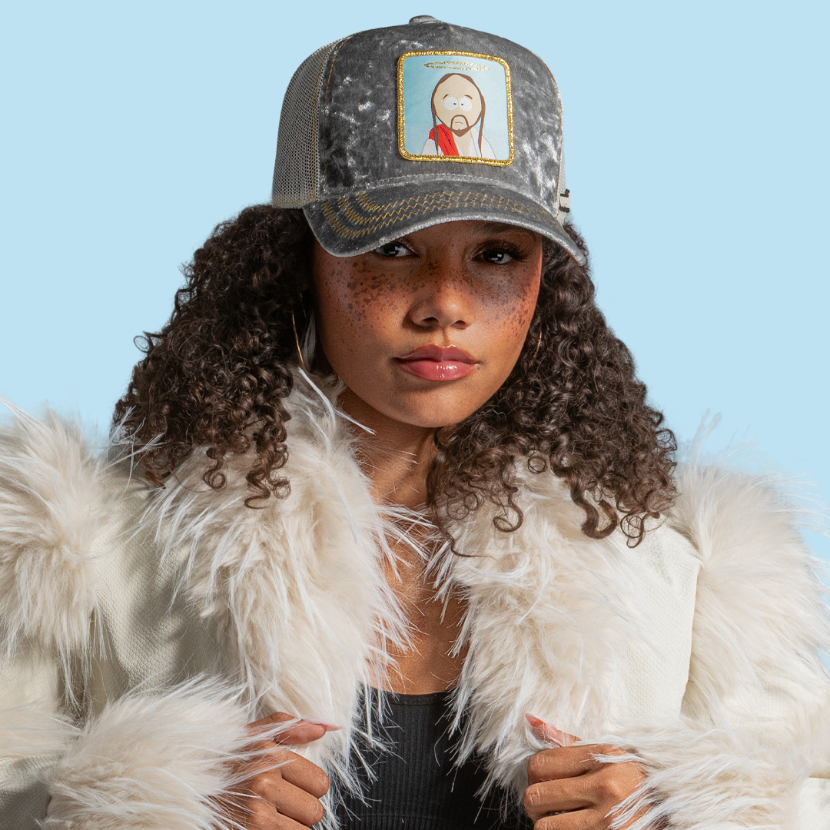 OVERLORD X South Park: Jesus Velvet Trucker Cap